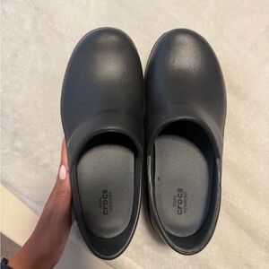 CROCS Black Slip-On Shoes